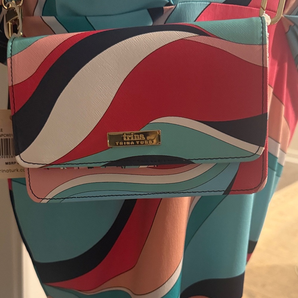 Trina Turk Vibrant Wave Crossbody Bag